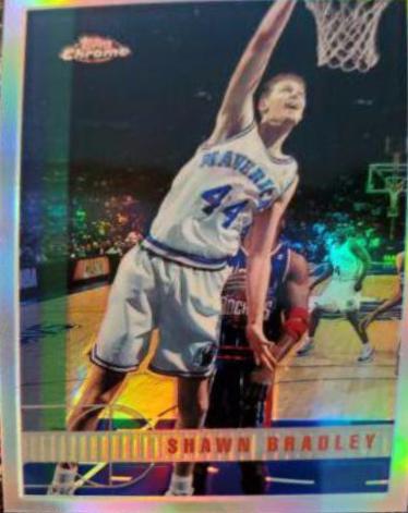 Shawn Bradley Refractor #104 Basketball Cards 1997 Topps Chrome
