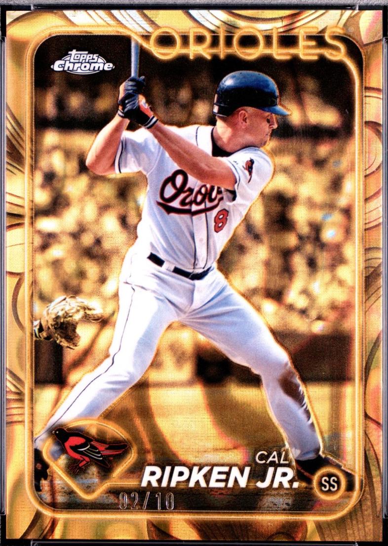 Cal Ripken Jr. [Gold Lava Refractor] #125
