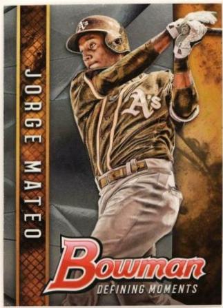 Jorge Mateo #BDM-JM Baseball Cards 2017 Bowman Draft Defining Moments