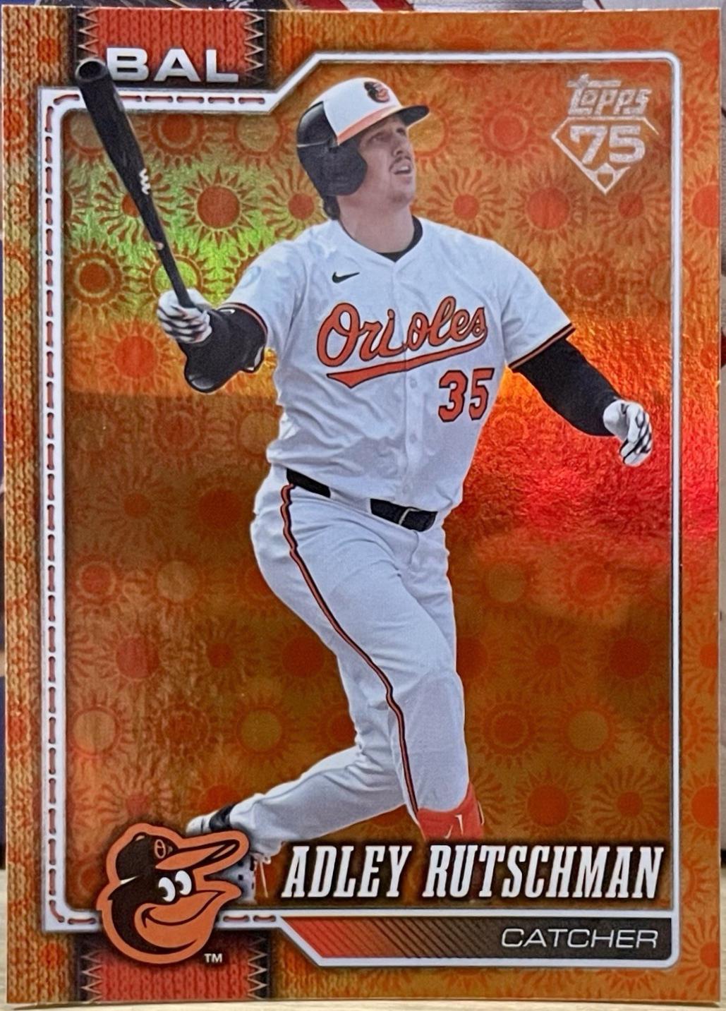 2026 Topps Series 2 Adley Rutschman [Orange Diamante Foil] #358 card
