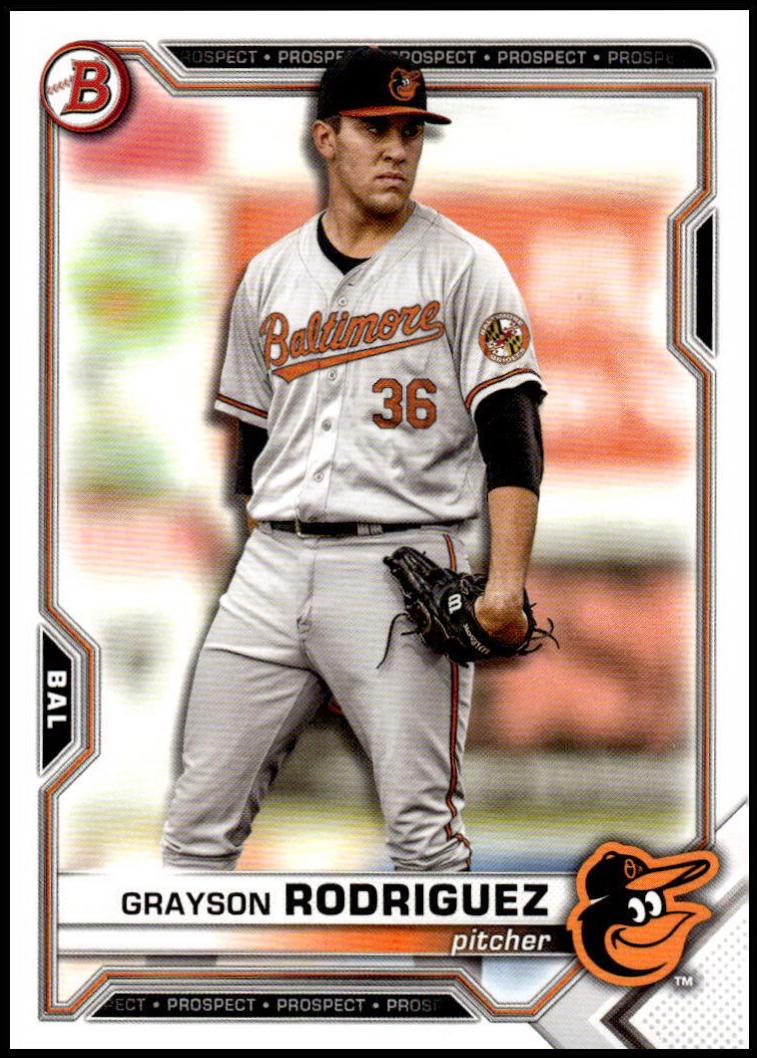 Grayson Rodriguez #BD-136 2021 Bowman Draft Baseball