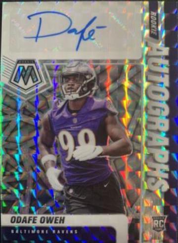 Odafe Oweh #RA-43 2021 Panini Mosaic Rookie Autographs Football