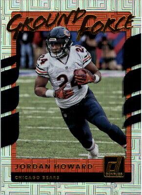 Jordan Howard #7 Football Cards 2017 Panini Donruss Ground Force
