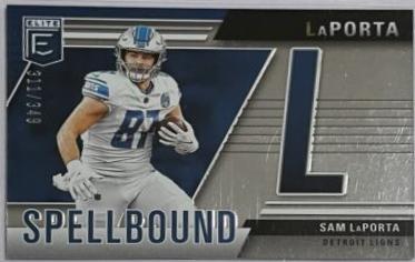 Sam LaPorta #5 2024 Panini Donruss Elite Spellbound Football
