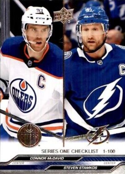Connor McDavid, Steven Stamkos #199 Hockey Cards 2023 Upper Deck