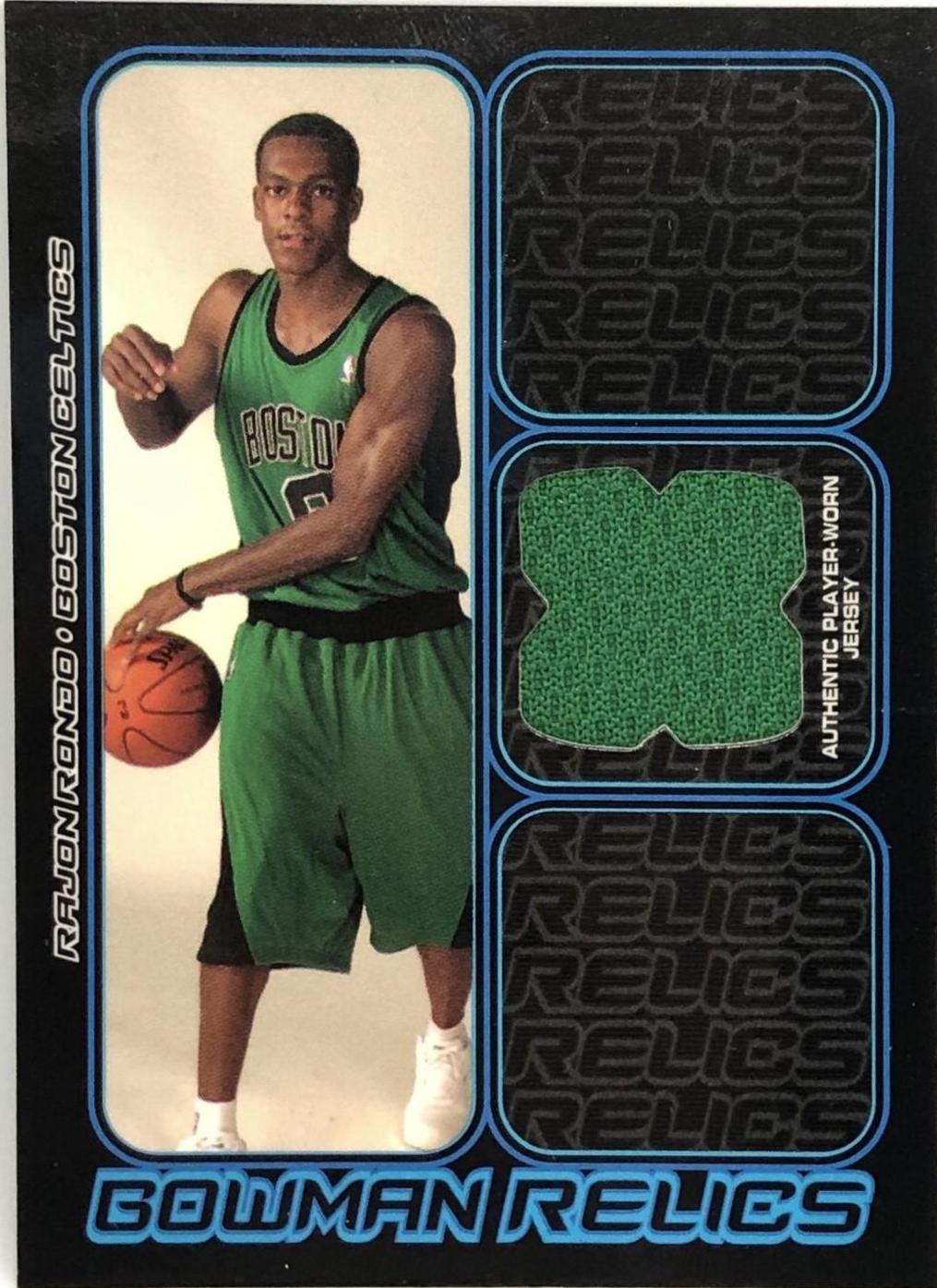 Rajon Rondo #BR-RR Basketball Cards 2006 Bowman Relics