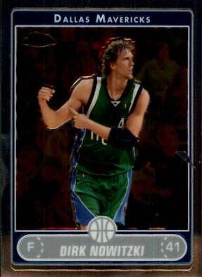 Dirk Nowitzki #28 Basketball Cards 2006 Topps Chrome