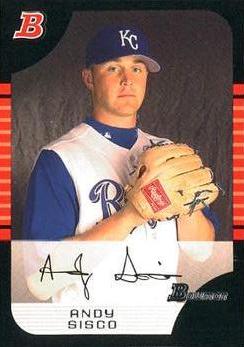 Andy Sisco #7 Baseball Cards 2005 Bowman Draft Picks