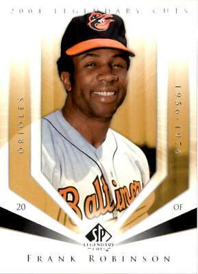 Frank Robinson #39 Baseball Cards 2004 SP Legendary Cuts