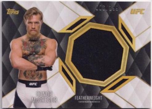 Conor McGregor #TCR-CM Ufc Cards 2016 Topps UFC Top of the Class Relics