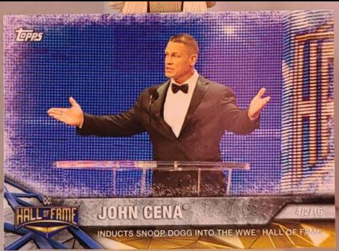 John Cena #50 Wrestling Cards 2017 Topps WWE Road To Wrestlemania
