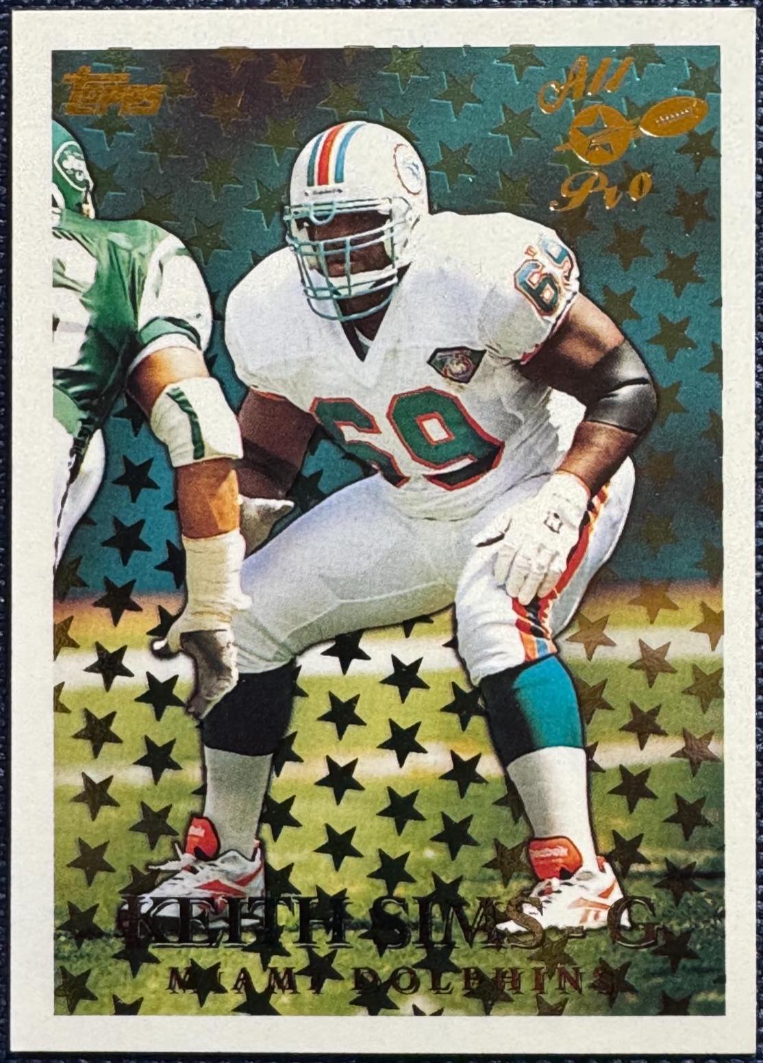 Keith Sims #AP-5 Football Cards 1995 Topps All Pros