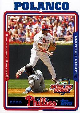Placido Polanco #2 Baseball Cards 2005 Topps Opening Day