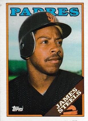 James Steels #117 Baseball Cards 1988 Topps