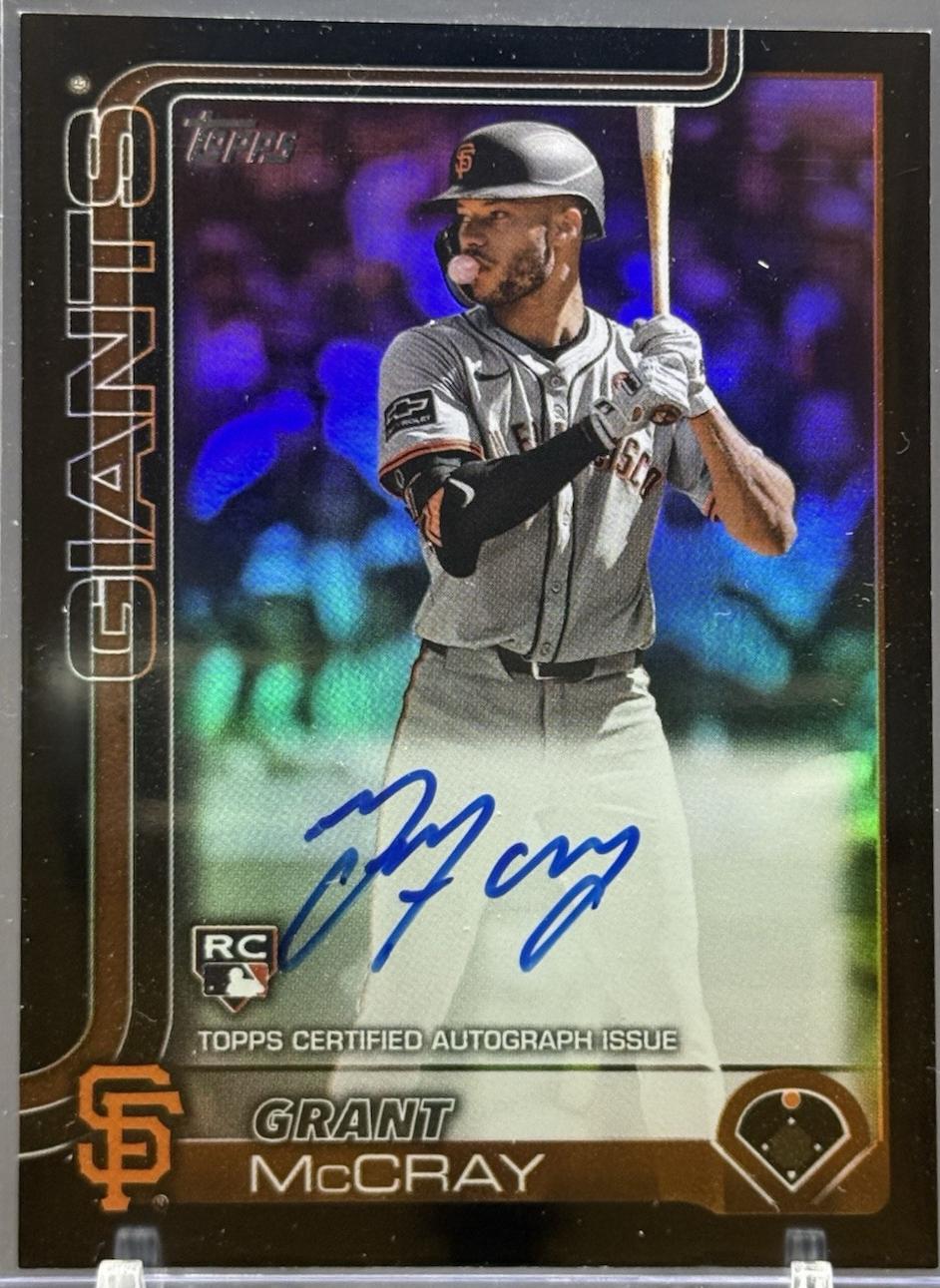 Grant McCray [Black Foil Flagship Real One Autograph] #213 Prices ...