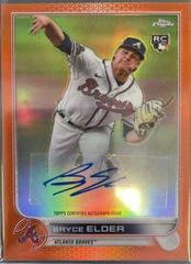 Bryce Elder [Orange] #AC-BE Baseball Cards 2022 Topps Chrome Update Autographs Prices