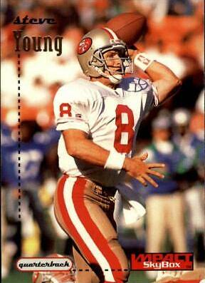 Steve Young #133 Football Cards 1996 Skybox Impact