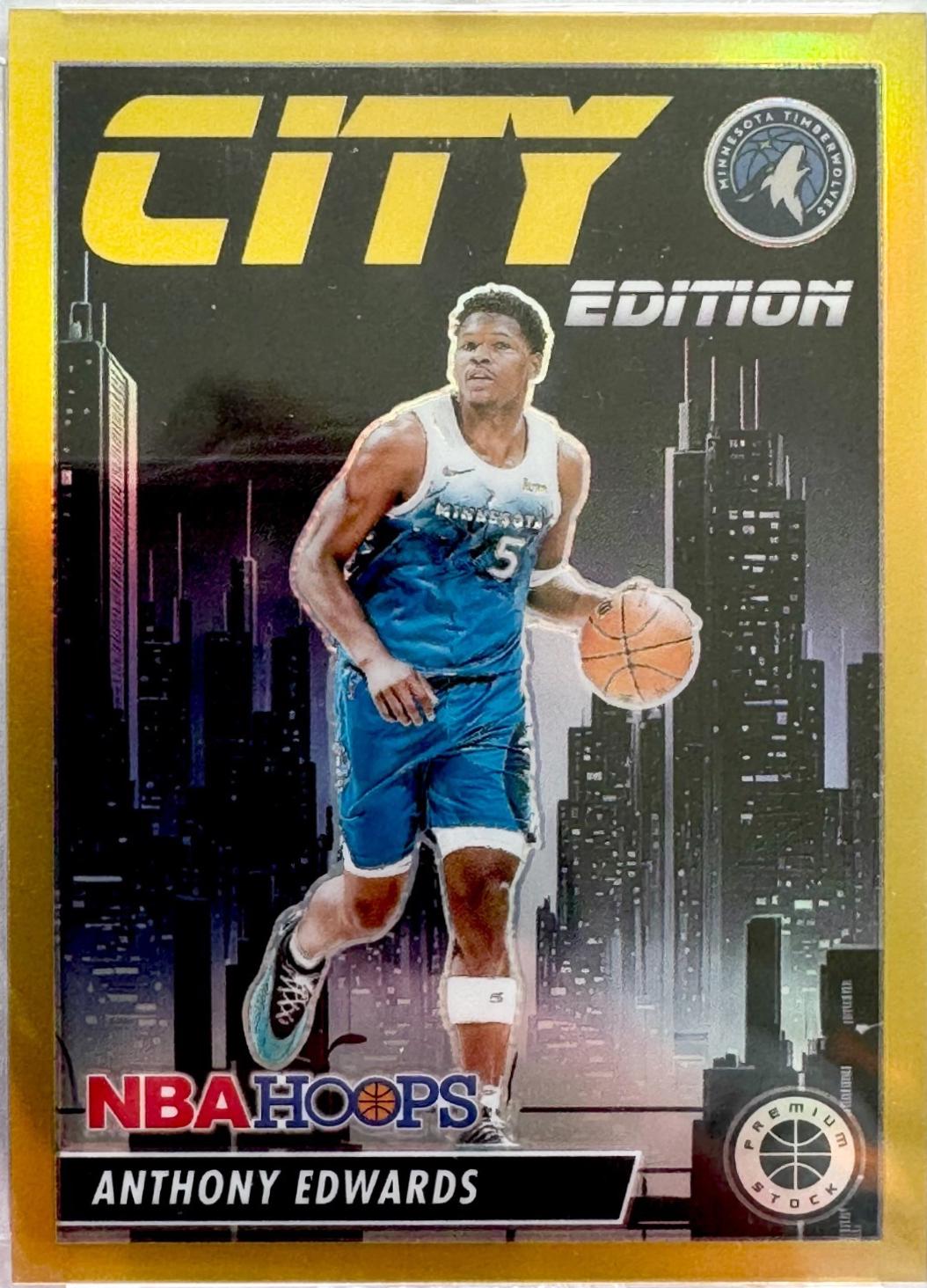 Anthony Edwards [Gold Prizm] #4