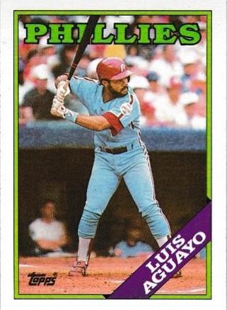 Luis Aguayo #356 Baseball Cards 1988 Topps