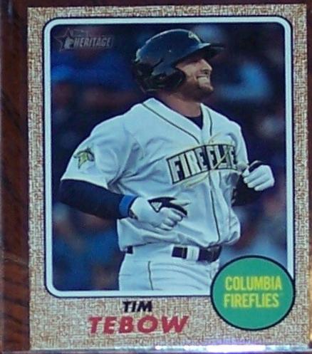 Tim Tebow #201 2017 Topps Heritage Minor League Baseball