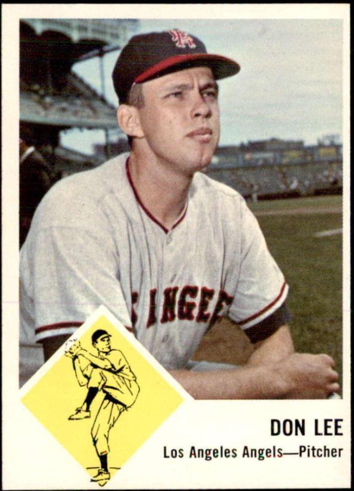Don Lee #18 Baseball Cards 1963 Fleer