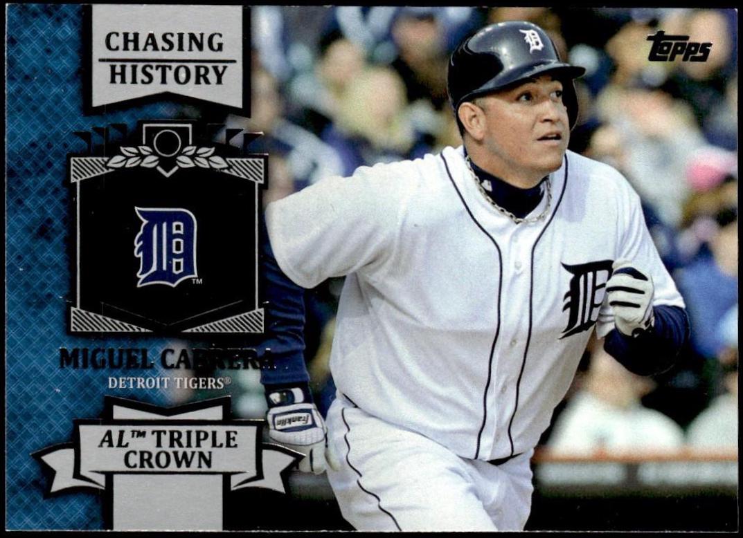 Miguel Cabrera #CH-120 Baseball Cards 2013 Topps Chasing History