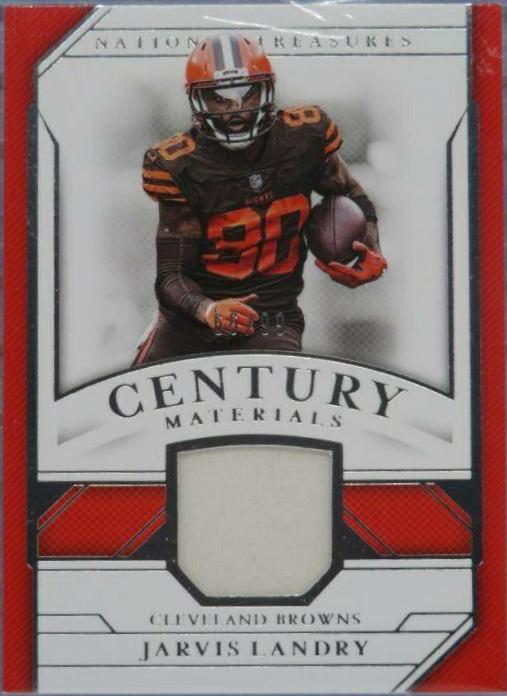 Jarvis Landry Football Cards 2018 National Treasures Century Materials