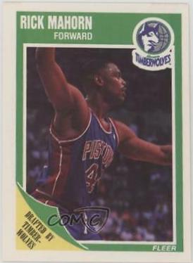Rick Mahorn #93 Basketball Cards 1989 Fleer