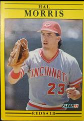 Hal Morris #72 Baseball Cards 1991 Fleer Prices