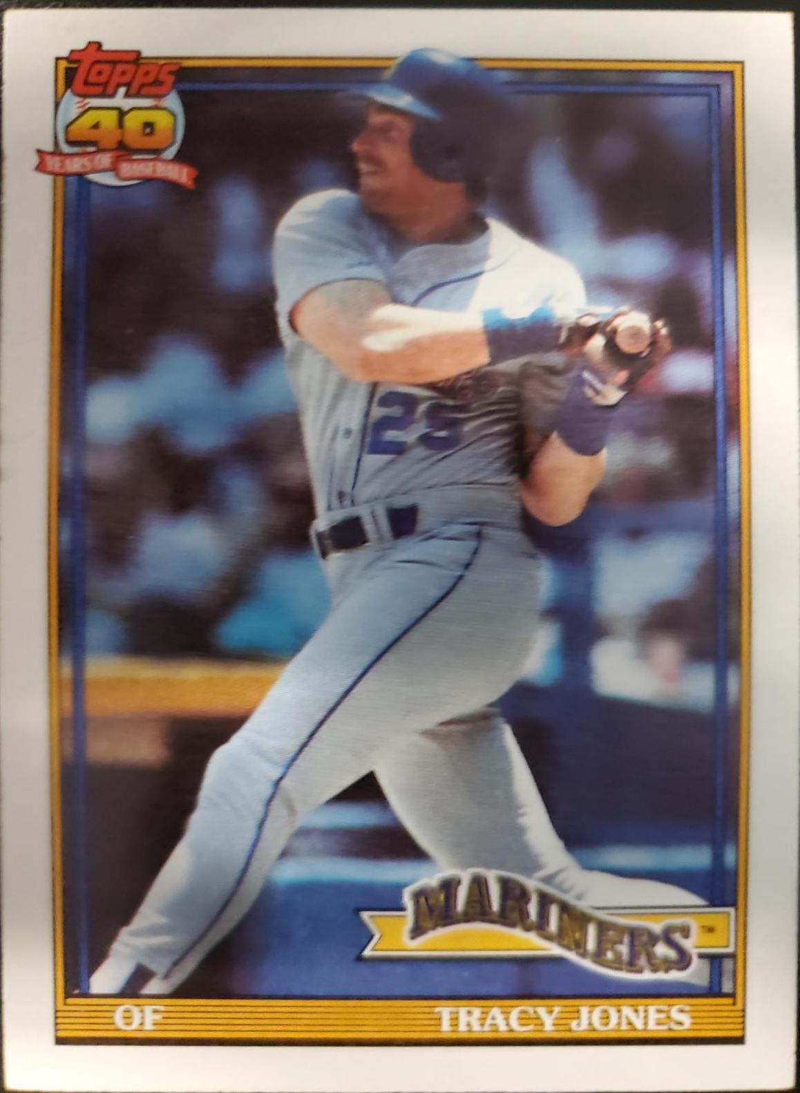 Tracy Jones #87 Baseball Cards 1991 Topps