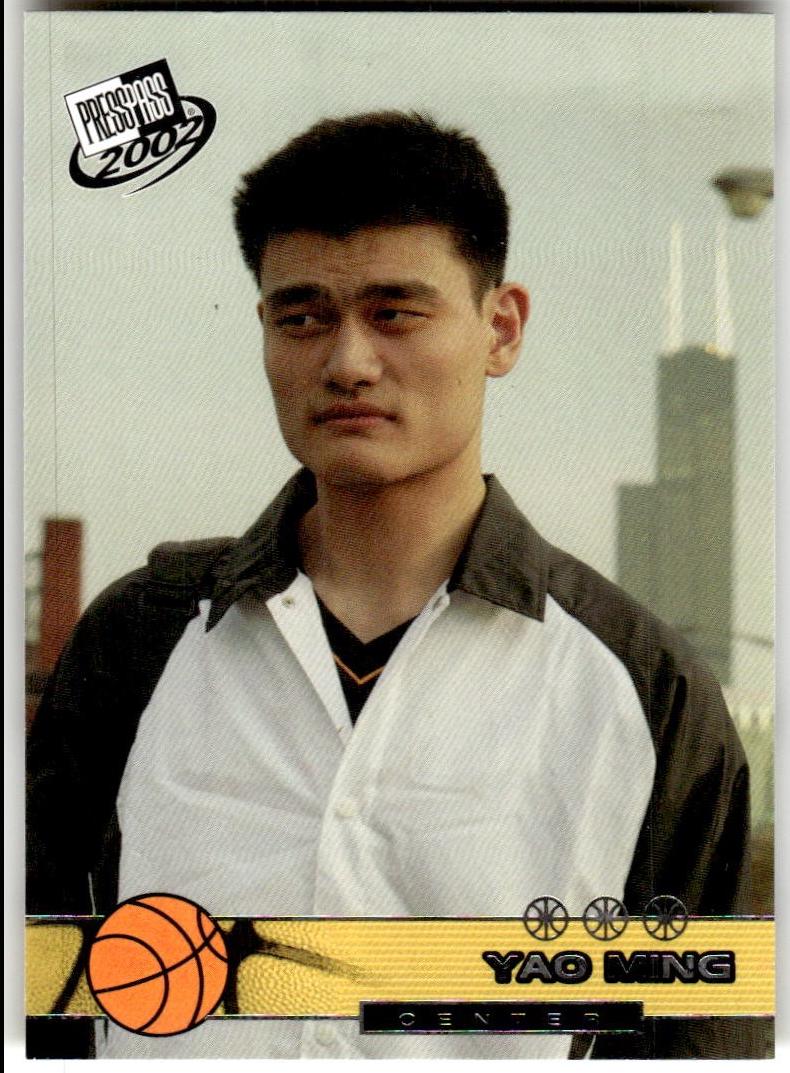 Yao Ming #CT18 2002 Press Pass Basketball