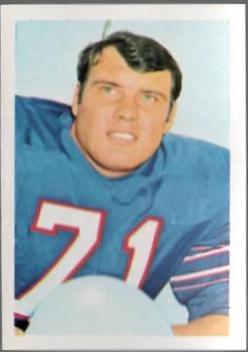 Bob Tatarek #45 Football Cards 1972 NFLPA Wonderful World Stamps
