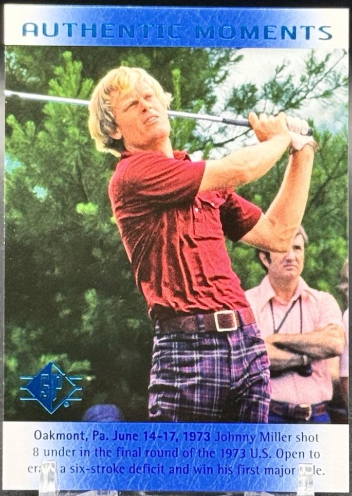 Johnny Miller [Authentic Moments Autograph] #60