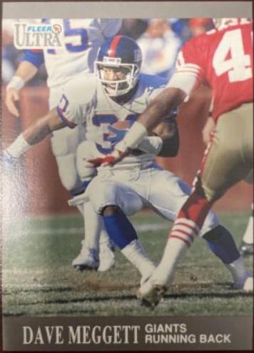Dave Meggett #222 1991 Ultra Football
