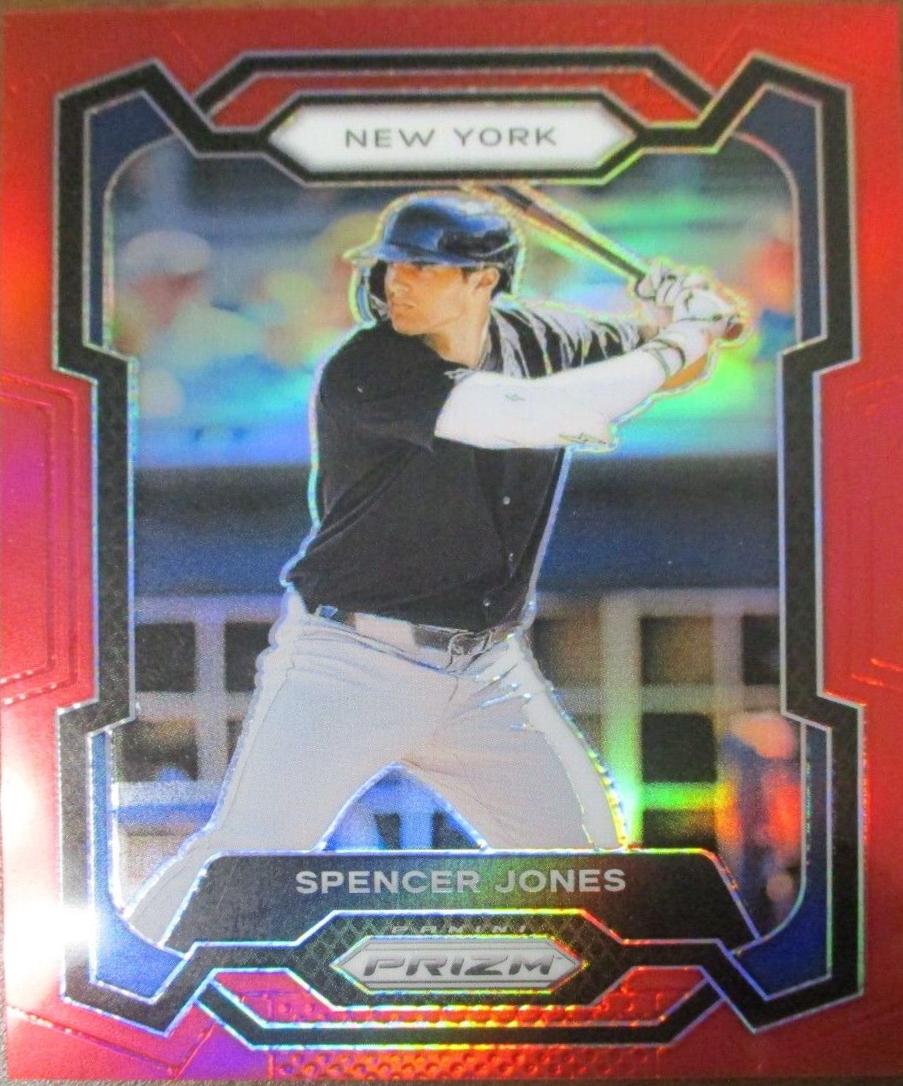 Spencer Jones [Red] #18 Prices | 2024 Panini Prizm | Baseball Cards
