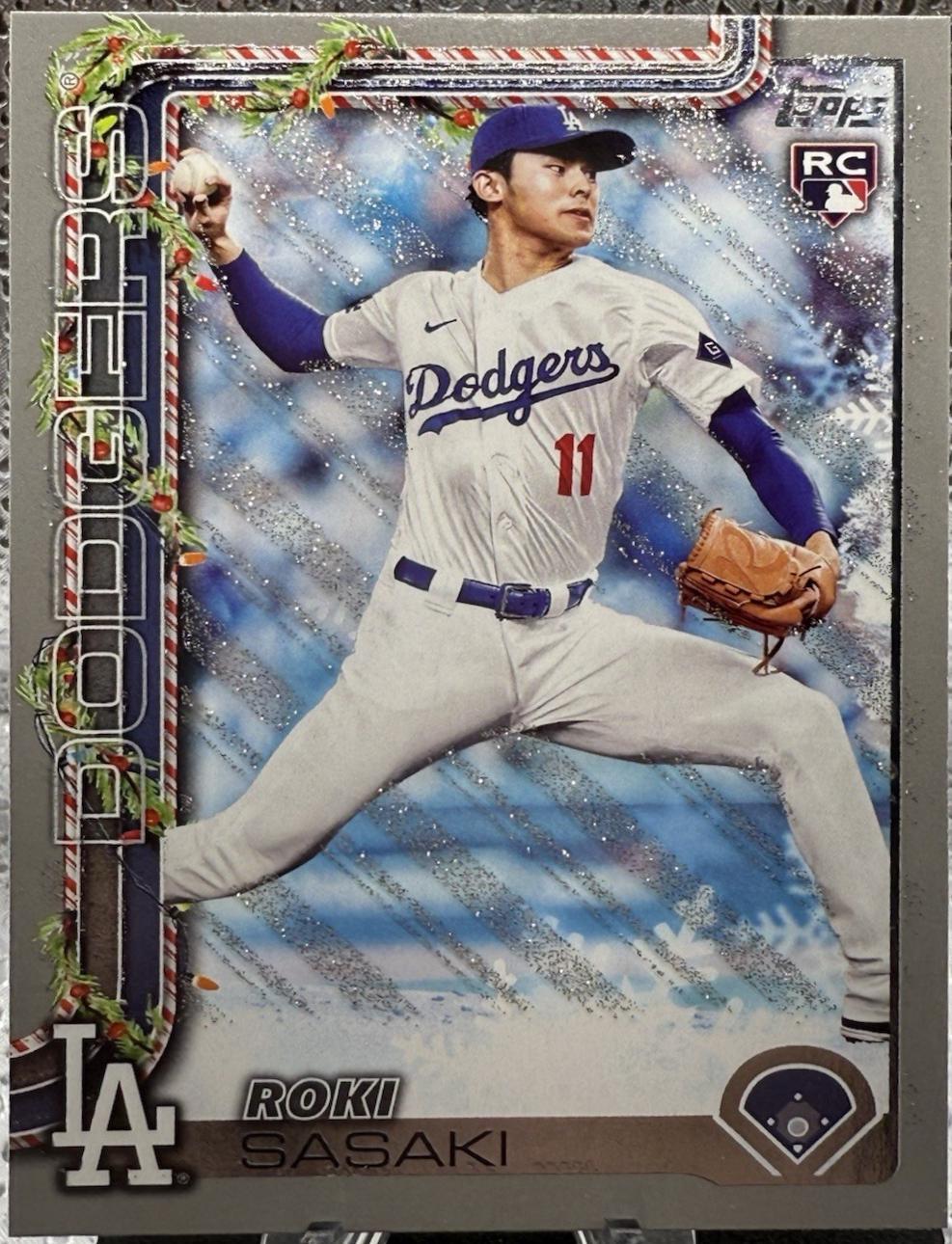Roki Sasaki [Glitter] #H23 Prices | 2025 Topps Holiday | Baseball