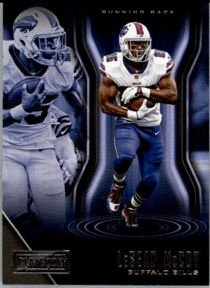 LeSean McCoy #4 Football Cards 2018 Panini Playbook