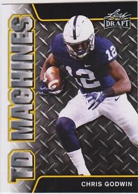 Chris Godwin [Gold] #TD-01 Football Cards 2017 Leaf Draft TD Machines