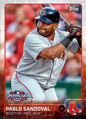 Pablo Sandoval #18 Baseball Cards 2015 Topps Opening Day