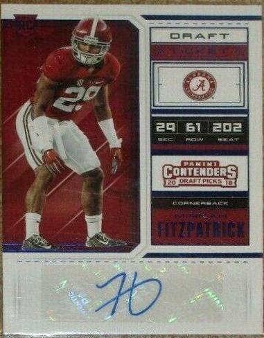 Minkah Fitzpatrick #180 2018 Panini Contenders Draft Picks Football