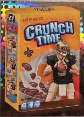 Drew Brees #CT-6 Football Cards 2022 Panini Donruss Crunch Time