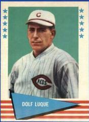 Dolf Luque #56 Baseball Cards 1961 Fleer Prices