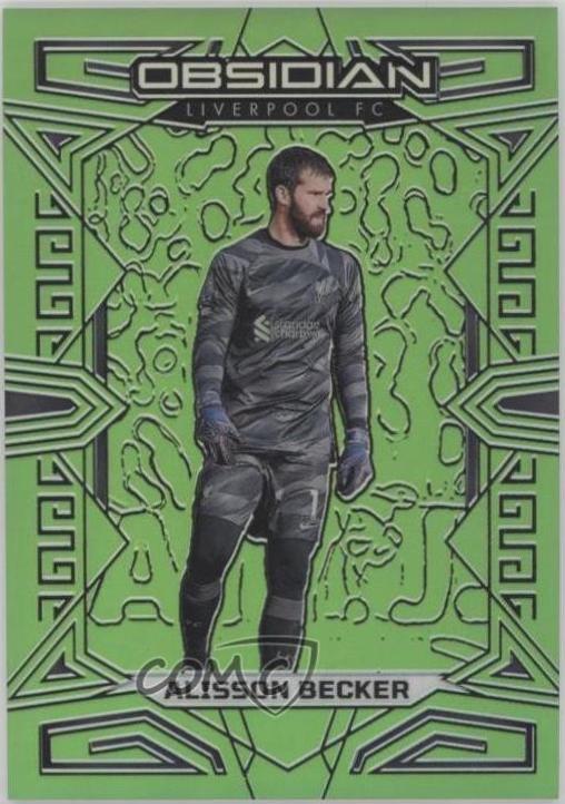 Alisson Becker [Neon Green Flood Electric Etch] #60