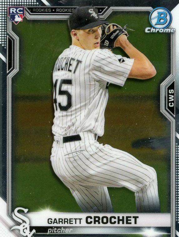 Garrett Crochet #63 Baseball Cards 2021 Bowman Chrome