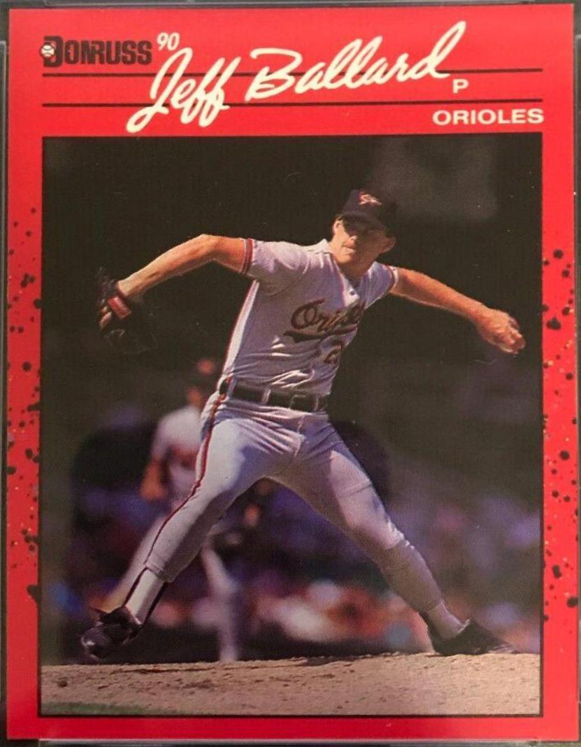Jeff Ballard #51 Baseball Cards 1990 Donruss Aqueous Test