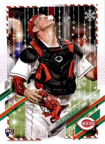 Tyler Stephenson #HW141 Baseball Cards 2021 Topps Holiday Mega Box