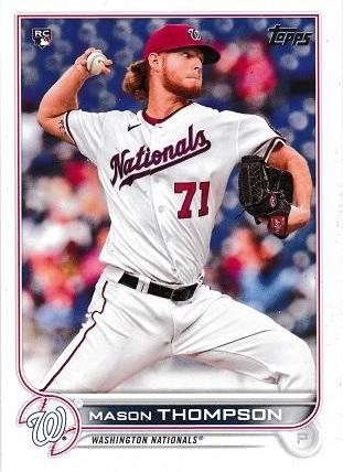 Mason Thompson #38 Baseball Cards 2022 Topps