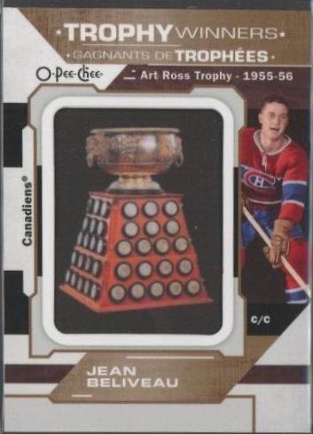Jean Beliveau #P-30 Hockey Cards 2022 O Pee Chee Patches