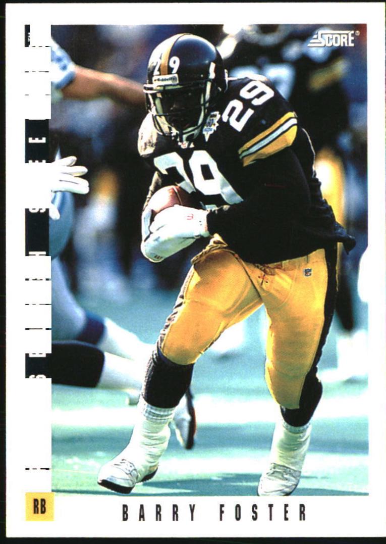 Barry Foster #20 Football Cards 1993 Panini Score