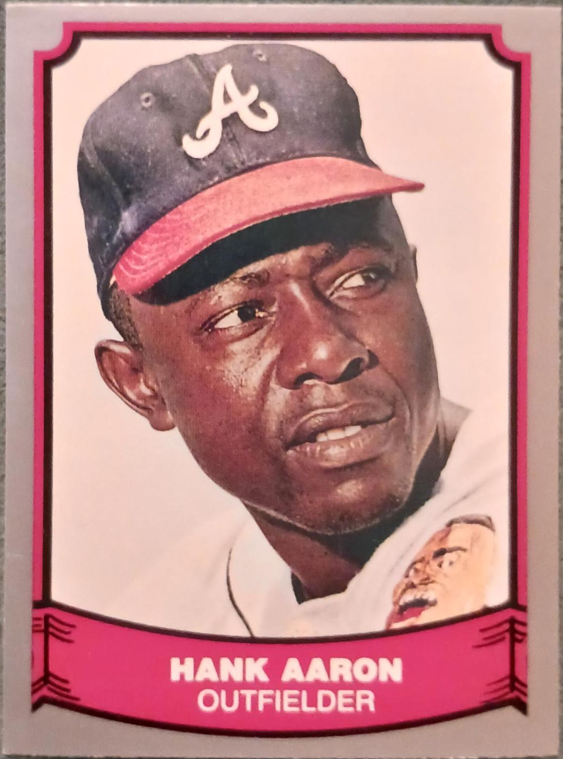 Hank Aaron #1 Baseball Cards 1989 Pacific Legends